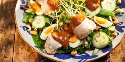 Gado gado met kippendij