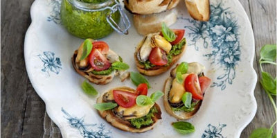 Crostini met mosselen