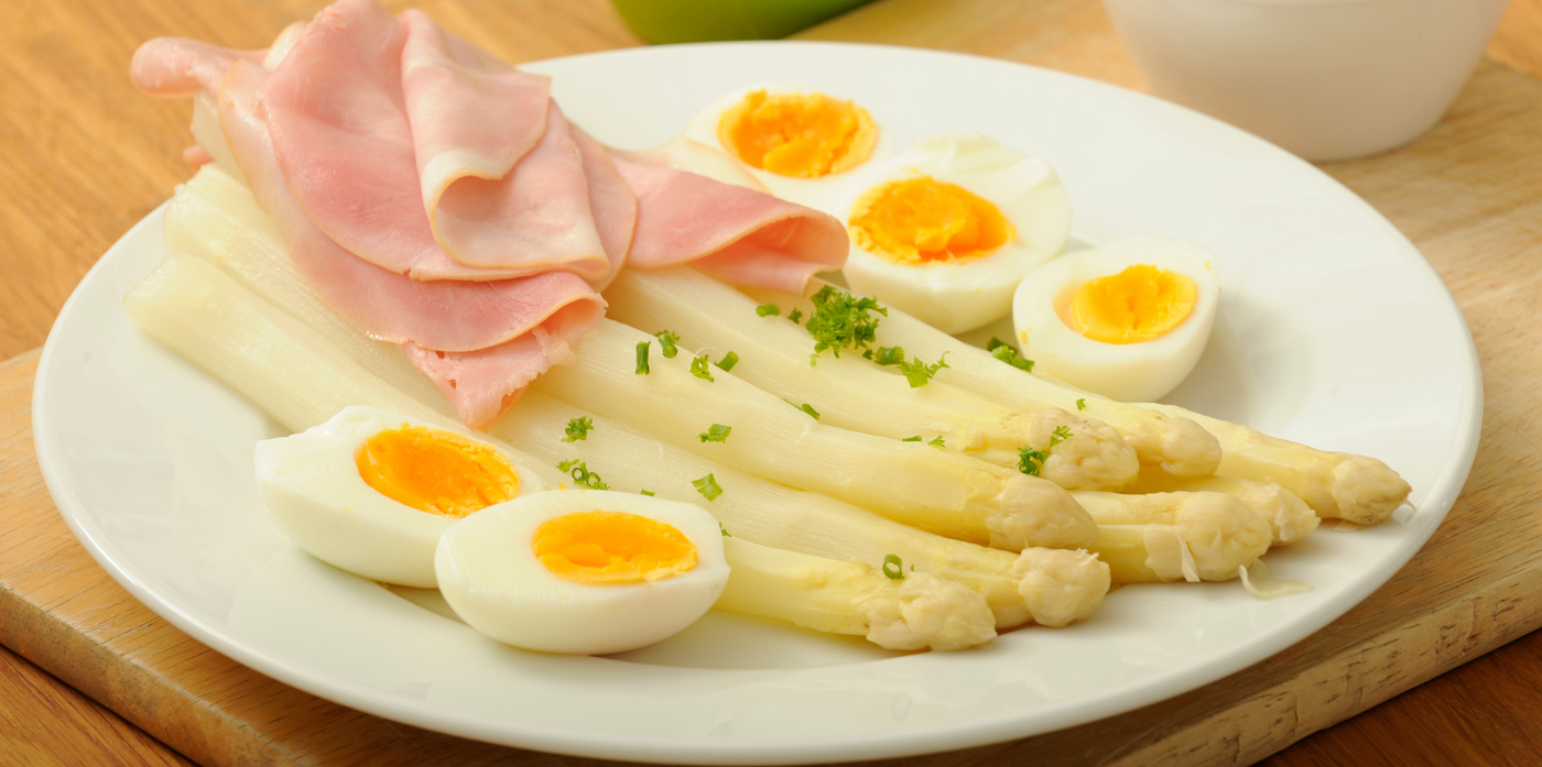 Asperges met beenham