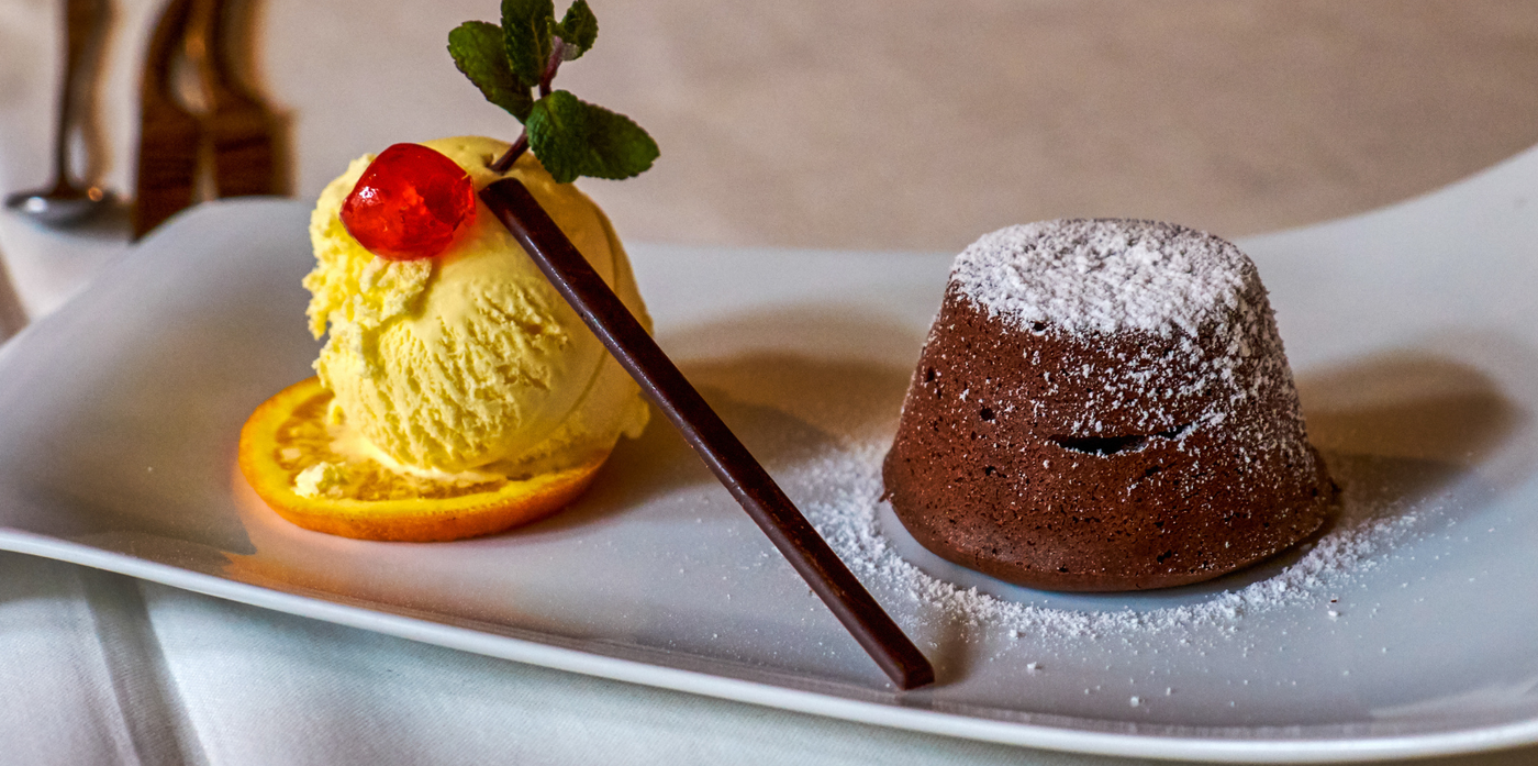 Warme chocoladesoufflé