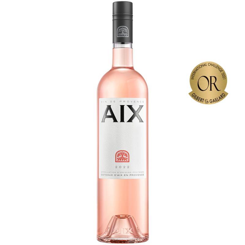 AIX Rose wijn 2022 met gouden medaille van Gilbert & Gaillard