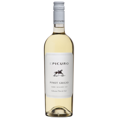 Epicuro Pinot Grigio een populaire Italiaanse witte wijn is verkrijgbaar bij Flesjewijn.com