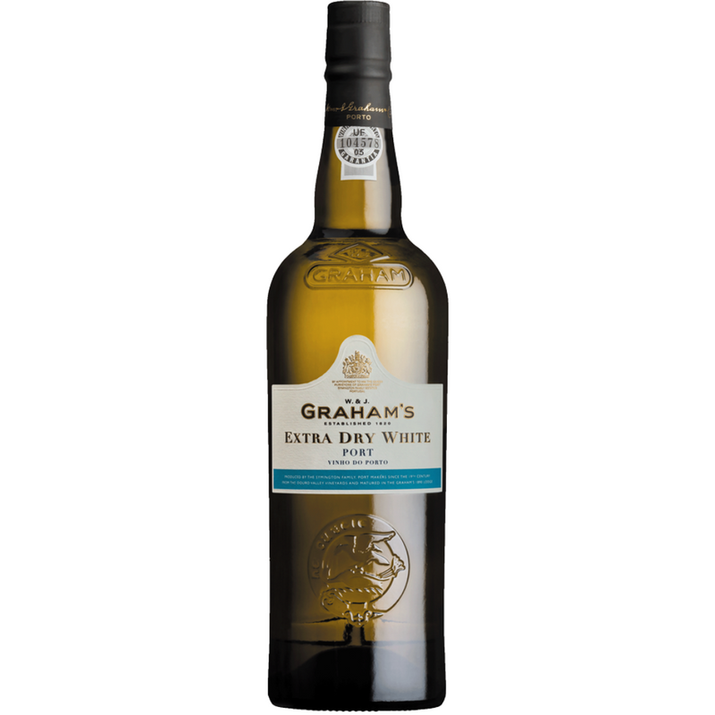 Graham’s Extra Dry White Port: altijd lekker. Zowel gekoeld puur of in een cocktail! Deze droge witte port is verkrijgbaar bij Flesjewijn.com