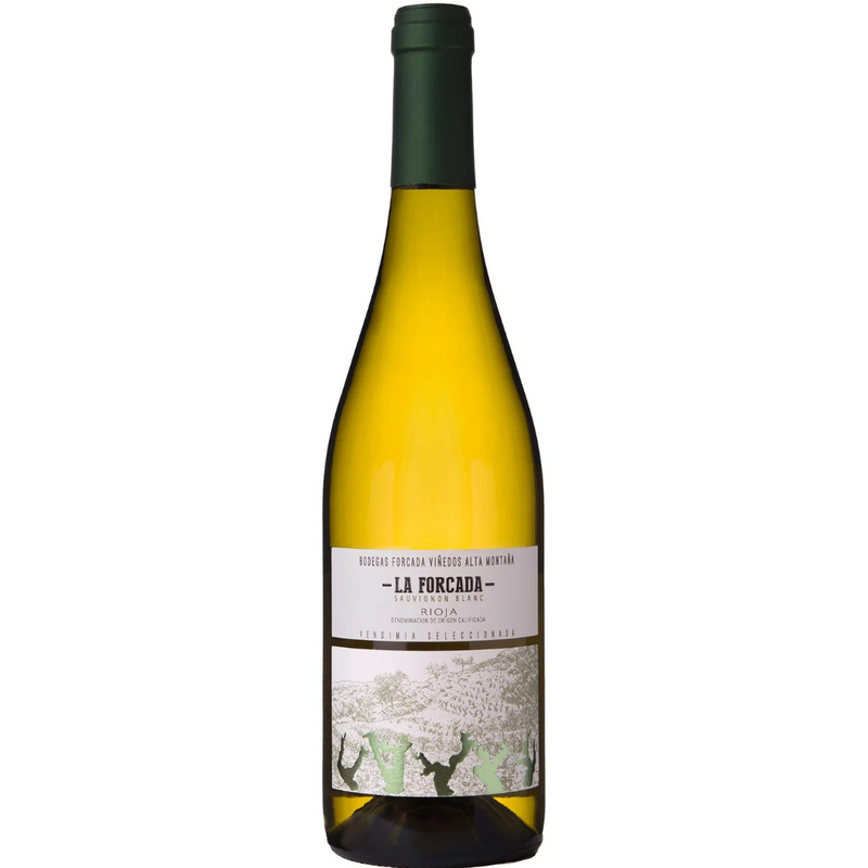 Witte Rioja Wijn La Forcada Sauvignon Blanc | Witte Rioja | Flesjewijn.com