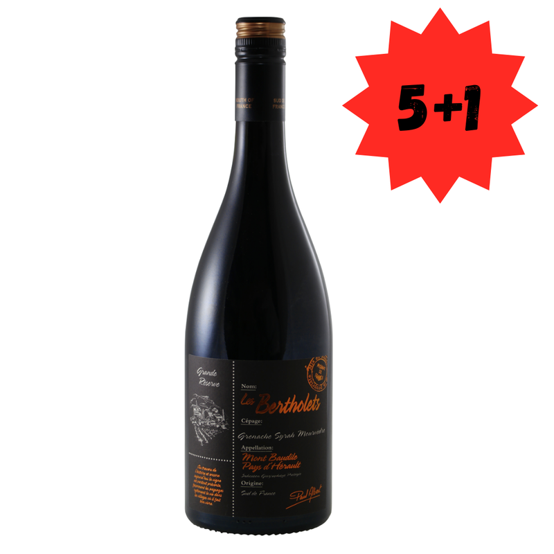 Les Bertholets Grenache Syrah Mourvèdre 5+1