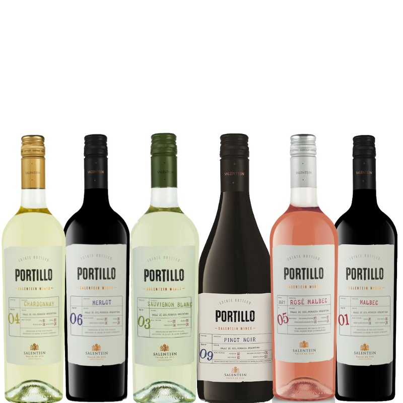 Maak kennis met de Portillo wijnen met deze Portillo proefdoos met witte, rode en rosé wijnen